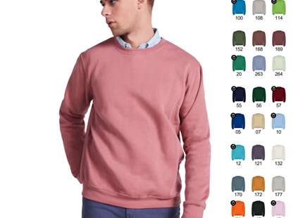 Felpa Unisex Roly a girocollo felpata internamente | Cod. R10703O0