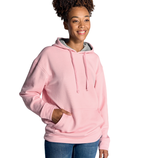 Felpa unisex personalizzata con cappuccio a contrasto | Cod. SWOCECTR