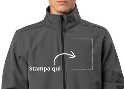 Softshell personalizzata interno micropile | Cod. BS550