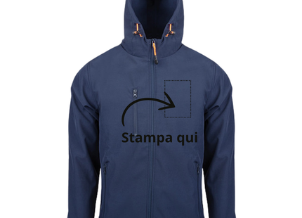 Softshell 2 strati leggera personalizzata | Cod. NK360