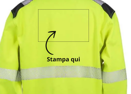 Softshell da lavoro alta visibilità | Cod. RER476X