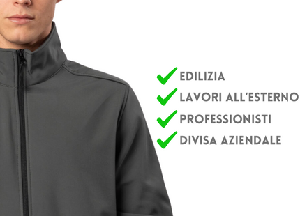 Softshell personalizzata interno micropile | Cod. BS550