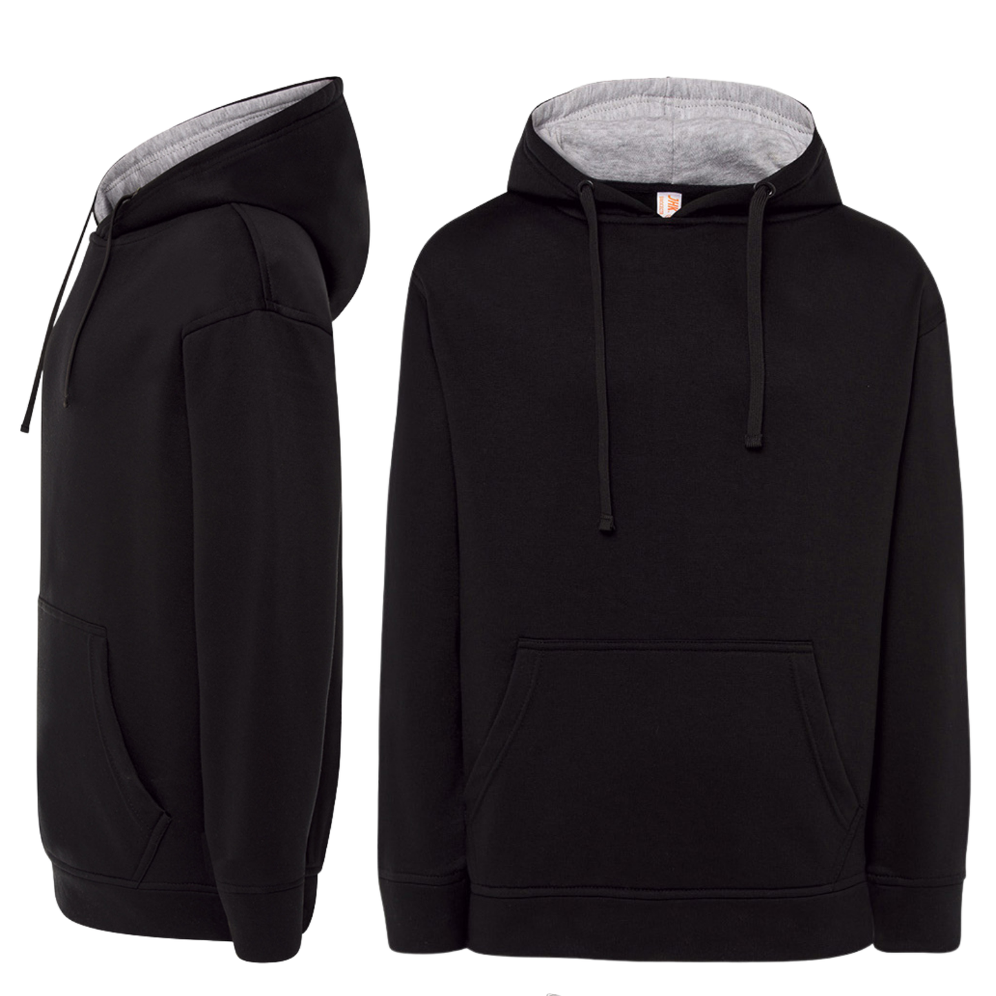 Felpa unisex personalizzata con cappuccio a contrasto | Cod. SWOCECTR