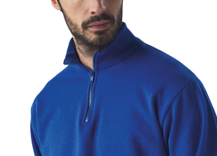 Felpa personalizzata con mezza zip e collo alto | Cod. BS316