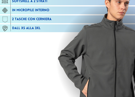 Softshell personalizzata interno micropile | Cod. BS550