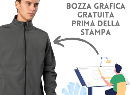 Softshell personalizzata interno micropile | Cod. BS550