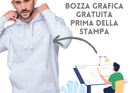 Felpa Unisex leggera con cappuccio | Cod. SWRAFUZIP (Copia)