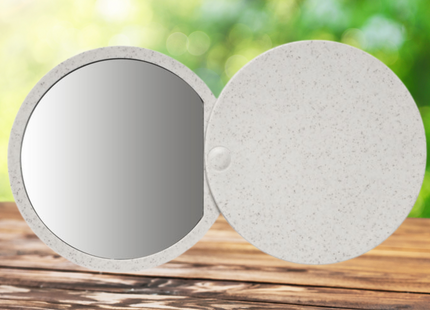 Specchietti personalizzati ecologici in canna di grano | Cod. 6554