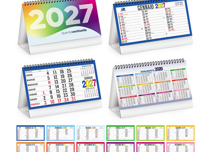 Calendario da tavolo personalizzato 2027 Svedish Table