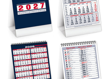 calendari personalizzati 2027