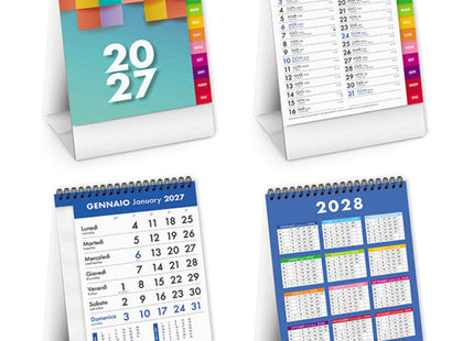 calendari personalizzati da tavolo 2027