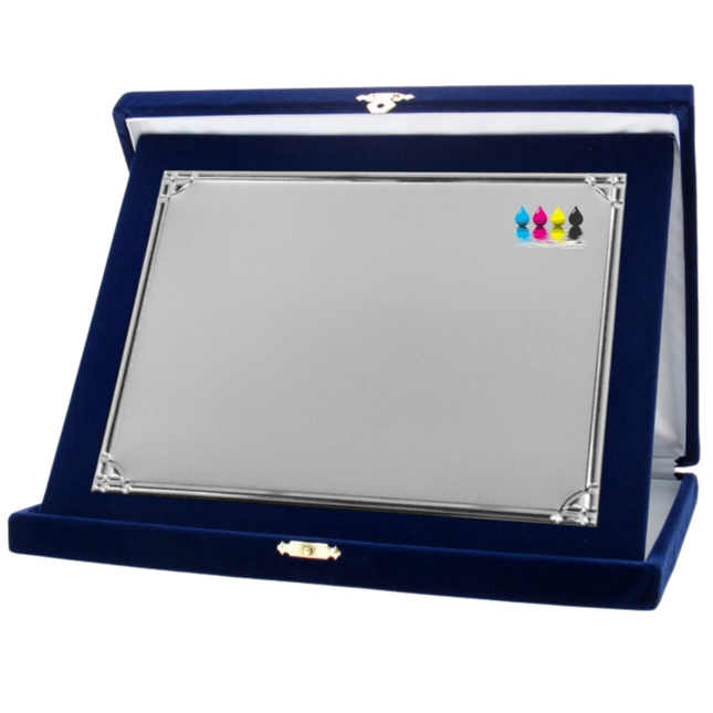 Set targa con astuccio 31x25 cm | Cod. 21.131A