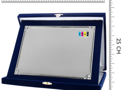 Set targa con astuccio 31x25 cm | Cod. 21.131A