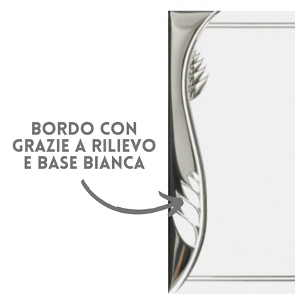 Set targa in metallo con supporto in legno 30,5x22,9 cm | Cod. 19.911