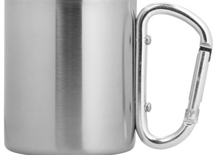 Tazza termica in acciaio inox con moschettone | Cod. Alps