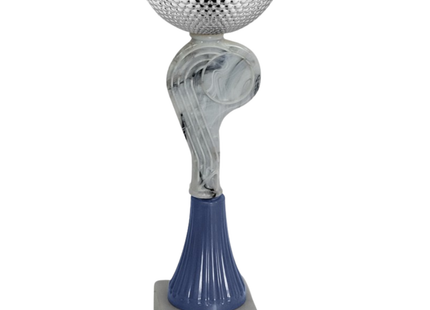 Coppa da 23 cm con tazza in metallo e base in marmo | Cod. 13.461S