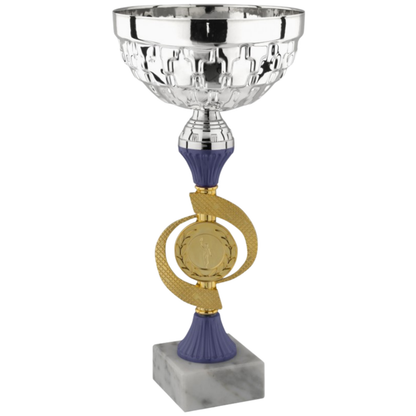 Coppa da 29 cm con tazza in metallo e base in marmo | Cod. 13.551S