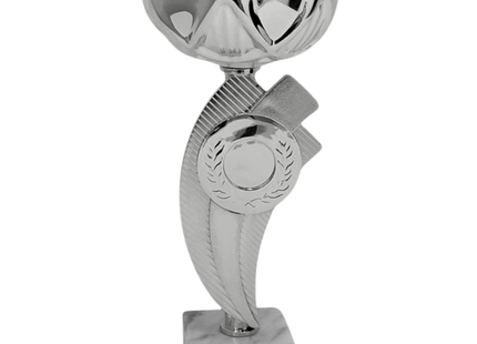 Coppa da 22 cm Silver in ABS con base in marmo | Cod. 13.213S