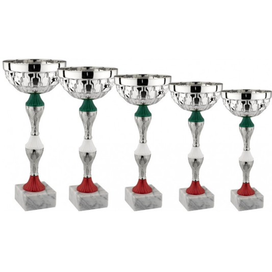 Set di 5 coppe personalizzate 37-34 - 30 - 27 - 24 cm | Cod. 12.949S