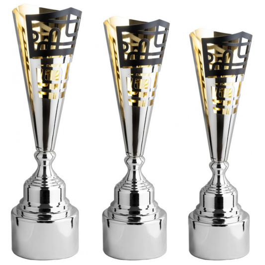 Tris di trofei personalizzati 60 - 58 - 56 cm | Cod. 3.129