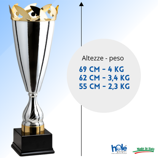 Trofeo in metallo da 69 cm peso da 4 Kg. | Cod. 1.011
