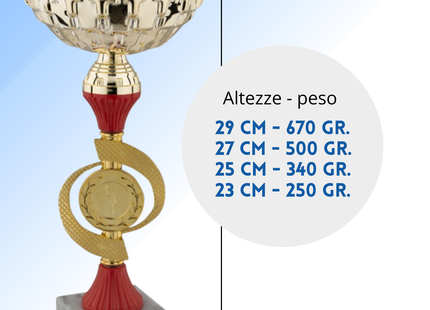 Set 4 Coppe da 29 - 27 - 25 - 23 cm | Cod. 13.559G