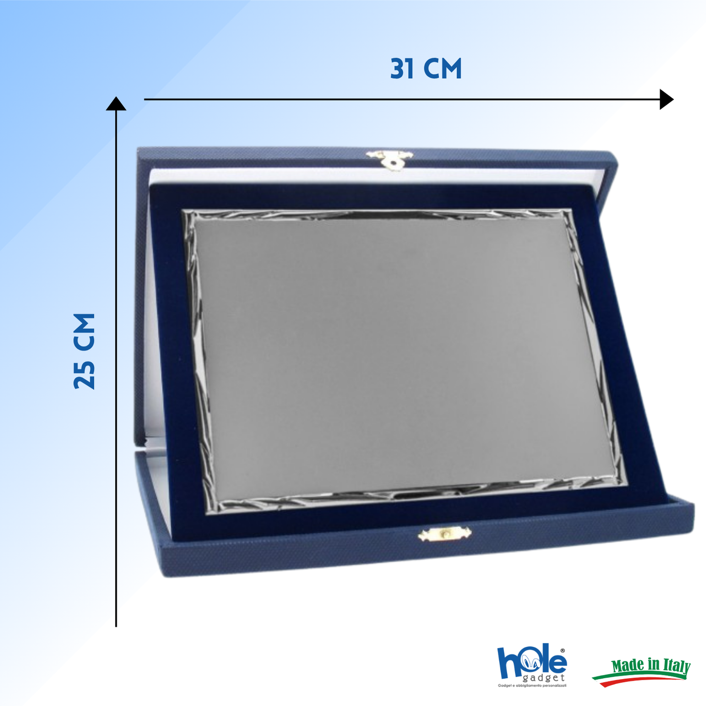 Targa personalizzata con astuccio 31x25 cm | Cod. 19.91.31