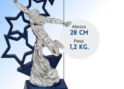 Premio calcistico personalizzato 28 cm | Cod. 14.556