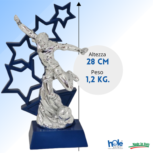Premio calcistico personalizzato 28 cm | Cod. 14.556