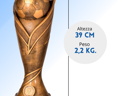 Premio calcistico personalizzato 39 cm | Cod. 14.540D