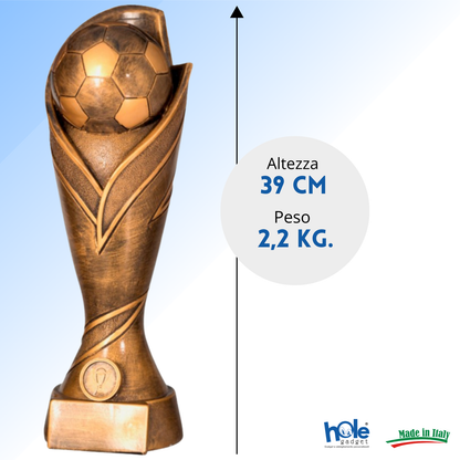 Premio calcistico personalizzato 39 cm | Cod. 14.540D