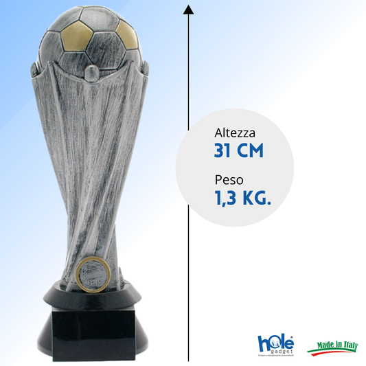 Premio calcistico da 31 cm personalizzato | Cod. 14.480A