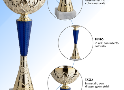 Set 4 Coppe da 35 - 33 - 30 - 27 cm | Cod. 13.039G