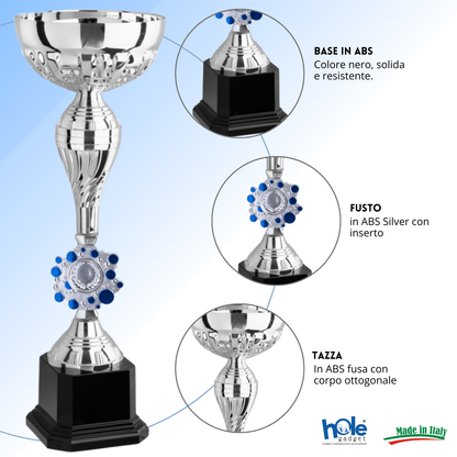 Tris di premiazioni economiche 38 - 35 - 31 cm | Cod. 12.299