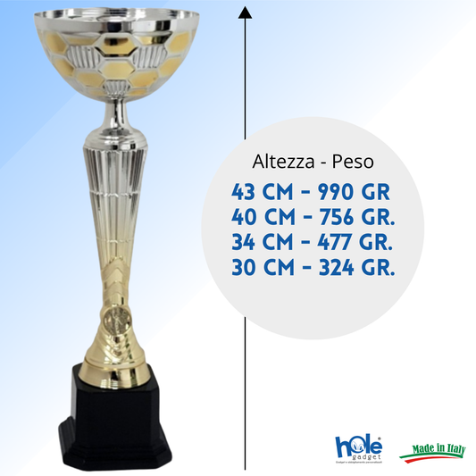 Coppa da 30 cm base nera | Cod. 10.064