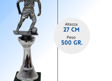 Premio calcistico personalizzato 27 cm | Cod. 14.551A