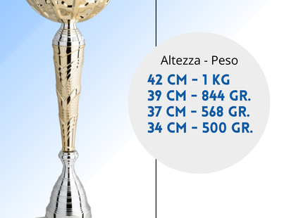 Coppa da 39 cm base in marmo | Cod. 10.032G