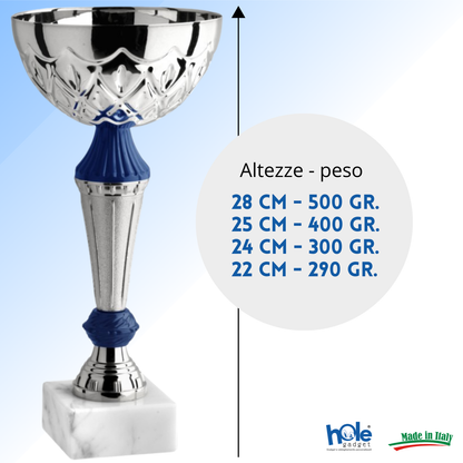Set di 4 premiazioni 28 - 25 - 24 - 22 cm | Cod. 13.589S