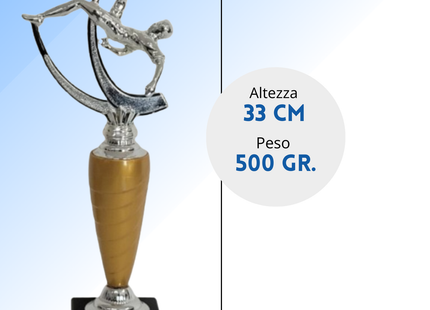 Premio calcistico personalizzato 33 cm | Cod. 14.553