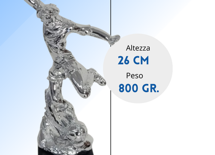 Premio calcistico personalizzato 26 cm | Cod. 14.550A