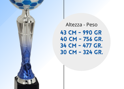 Set 4 coppe personalizzate 43 - 40 - 34 - 30 cm | Cod. 10.089