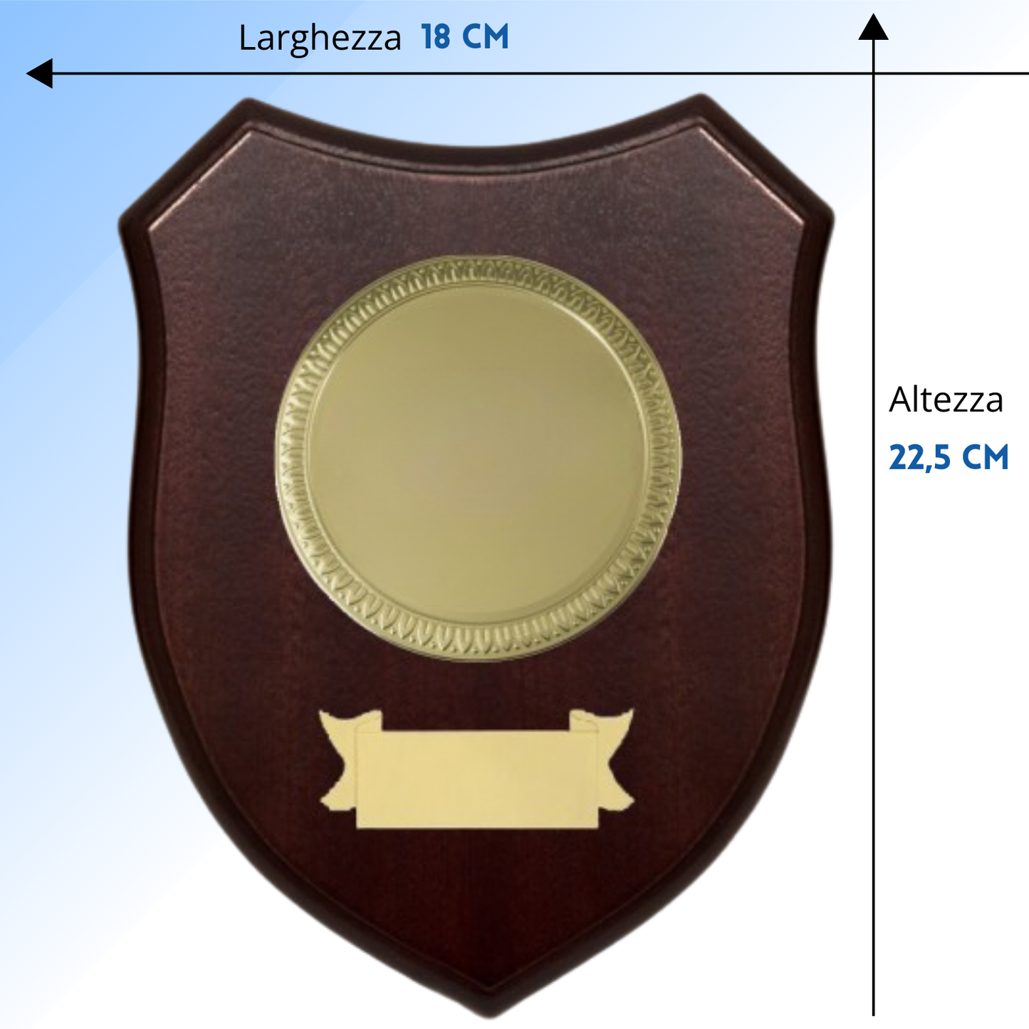 Crest in legno personalizzato | Cod. 25.625D