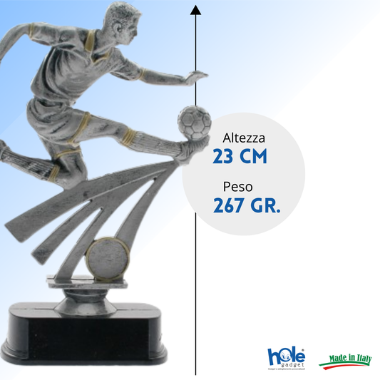 Premio calcistico da 23 cm personalizzato | Cod. 14.500A