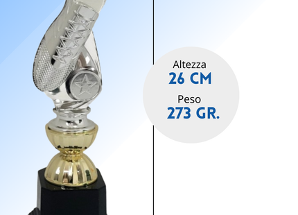 Premio calcistico personalizzato 26 cm | Cod. 14.540C