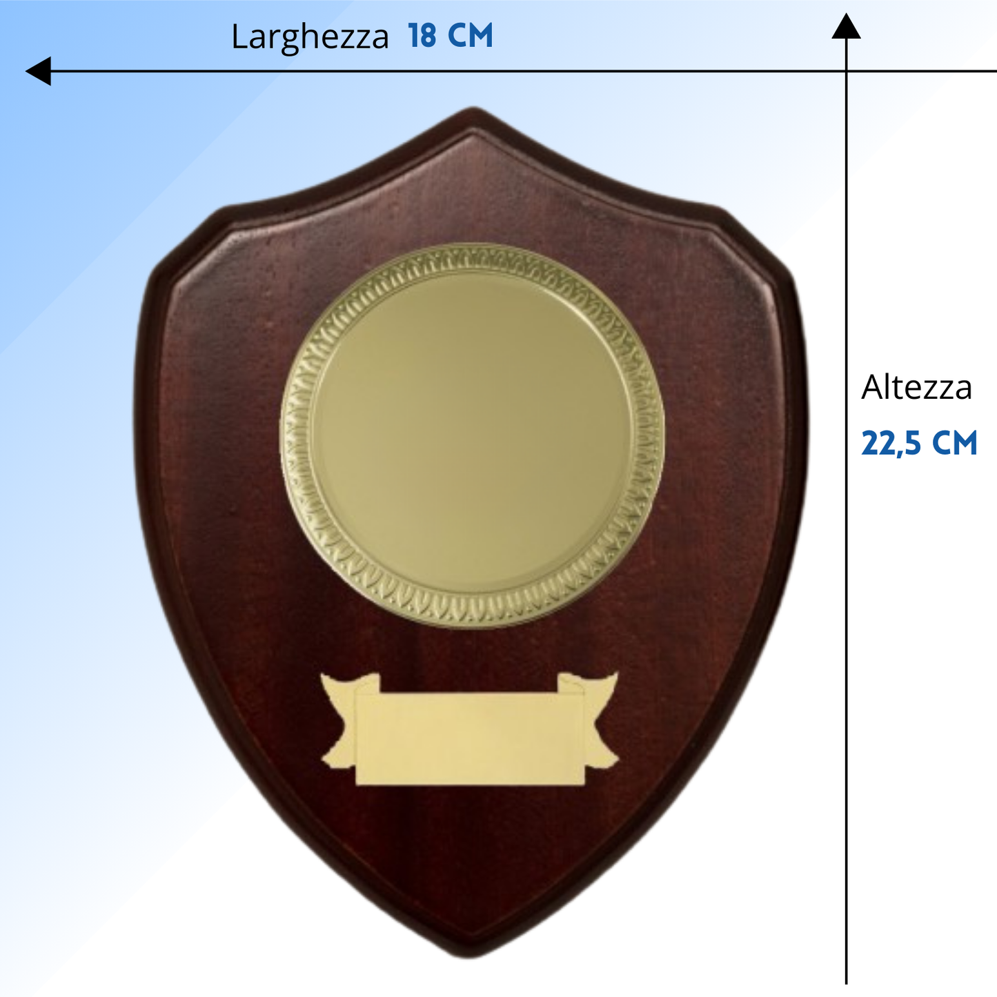 Crest in legno personalizzato | Cod. 25.625C