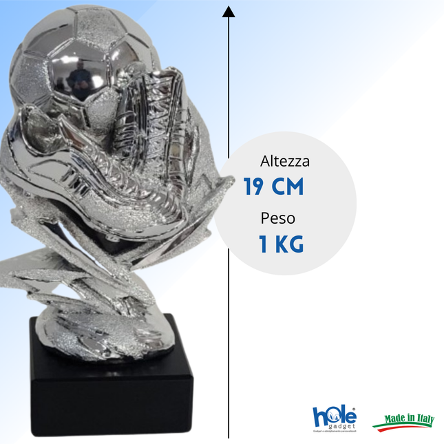 Premio calcistico personalizzato 19 cm | Cod. 14.550B