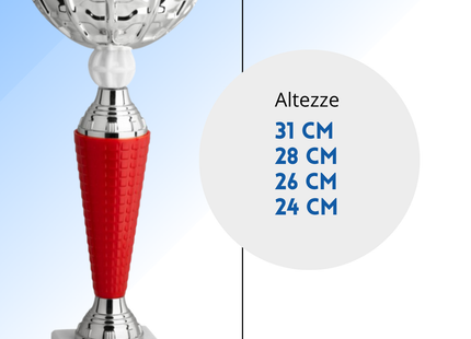 Set 4 Coppe da 31 - 28 - 26 - 24 cm | Cod. 13.409S