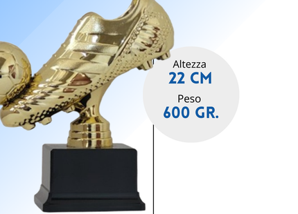 Premio calcistico personalizzato 22 cm | Cod. 14.550E