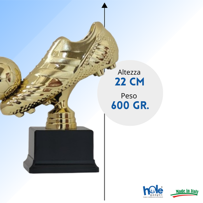 Premio calcistico personalizzato 22 cm | Cod. 14.550E