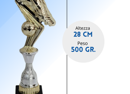 Premio calcistico personalizzato 28 cm | Cod. 14.554